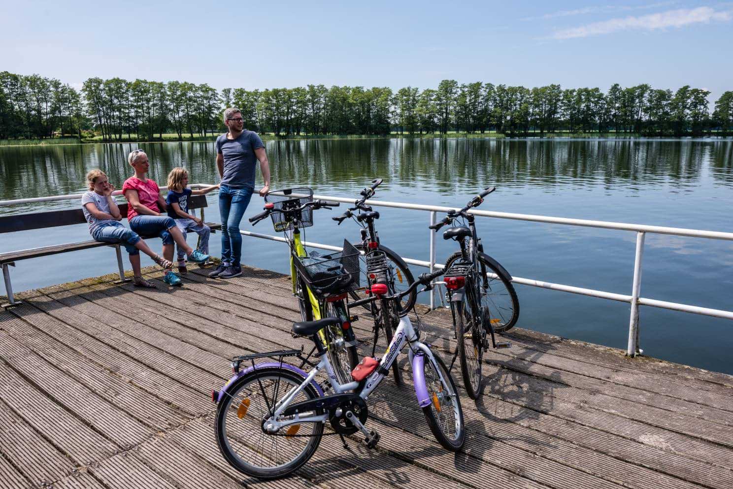 Kyritz, Wusterhausen, Dosse-Seen-Land, Fahrrad, Fahrradtour, See, Untersee, Klempowsee, Familie, Sommer