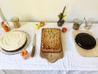Vorschaubild Café Papperlapapp in Wittenberge bietet an ausgewählten Tagen Kuchen in Bioqualität an, z. B. Schokokuchen und Streuselkuchen