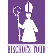 Vorschaubild lilafarbenes Logo der Bischofs-Tour